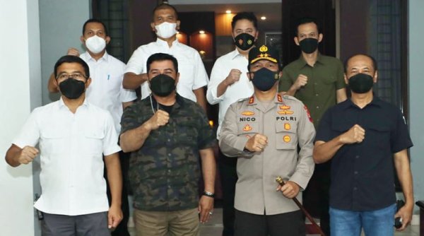 Sinergitas Polda Jatim dan BIN Jatim Demi Terciptanya Kondusivitas Kamtibmas
