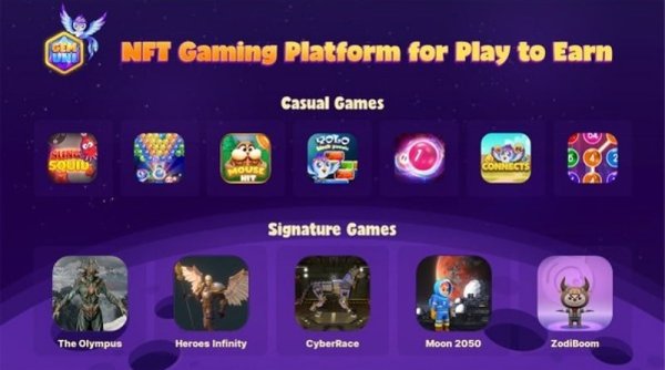 GemUni Buat Terobosan dalam Dunia Gim Kriptografi Lewat "Decentralized NFTs Gaming Platform for Play To Earn"