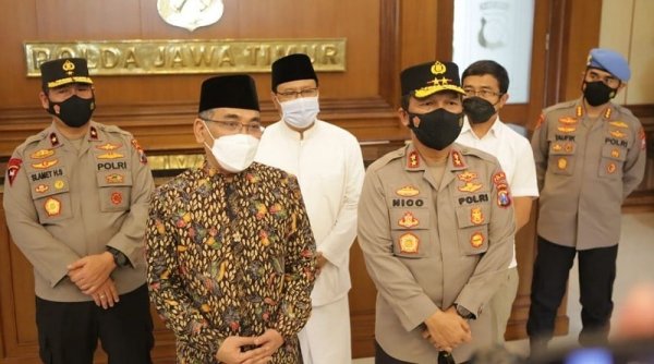 Harlah 99 NU, Ketum PBNU Temui Kapolda Jatim