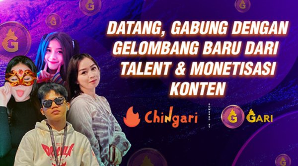 Aplikasi Chingari yang didukung oleh teknologi Token dari $GARI bersiap mengembangkan Industri Konten di Indonesia