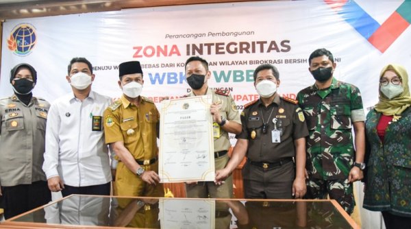Canangkan Zona Integritas, Bupati Apresiasi Kantah