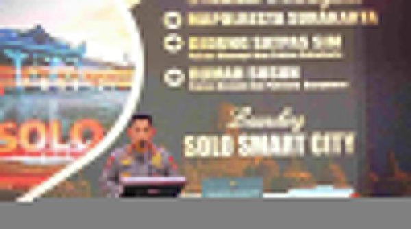 Kapolri Resmikan Solo Smart City : Jadi Role Model Untuk Kota Lain