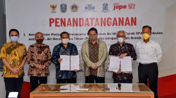 Groundbreaking Perluasan Pabrik Refinery Mineral Pertama di Indonesia, Menko Airlangga Sebut Bupati Gresik juga Menjadi Bupati Tembaga