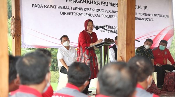 Tantangan dalam Penanggulangan Bencana Makin Besar, Mensos Minta Jajaran PSKBA Bekerja Maksimal dan Profesional