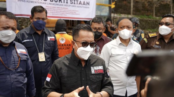 Gakkum LHK Kembali Tindak Pelaku Tambang Ilegal Di Tahura Bukit Soeharto, Kalimantan Timur