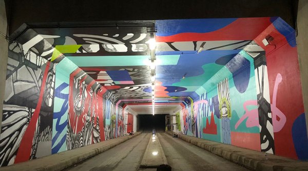 Kolaborasi Pertamina dan Gardu House Hadirkan Mandalika Art Tunnel Penuh Energi