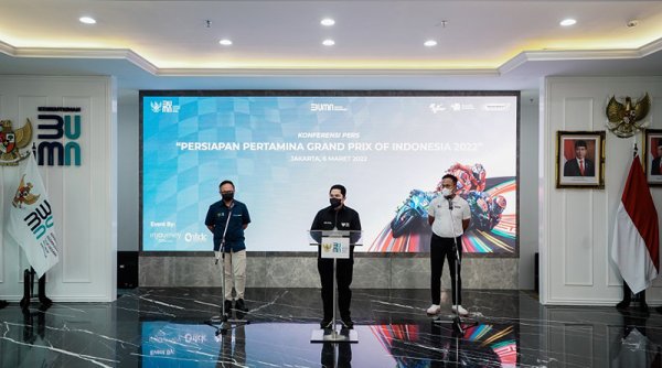 Erick: Tiket Hari Balapan Utama MotoGP 2022 Seri Pertamina Grand Prix of Indonesia Sold Out