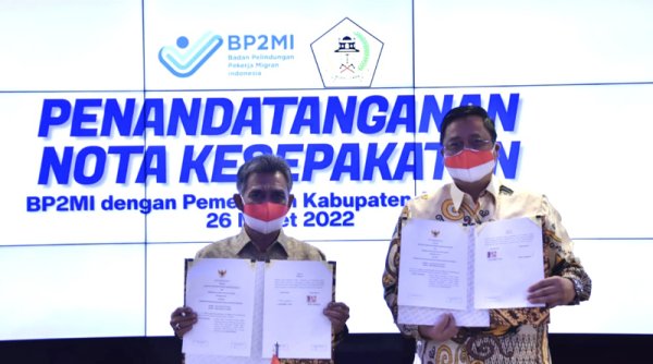 Siapkan CPMI yang Kompeten, BP2MI Teken Nota Kesepakatan Dengan Pemkab Aceh Utara