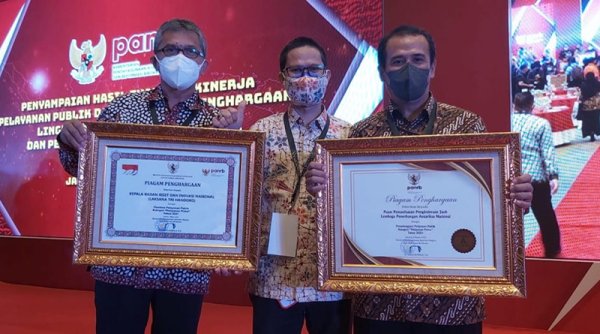 BRIN Raih Tiga Penghargaan Pelayanan Publik dari Kemenpan RB