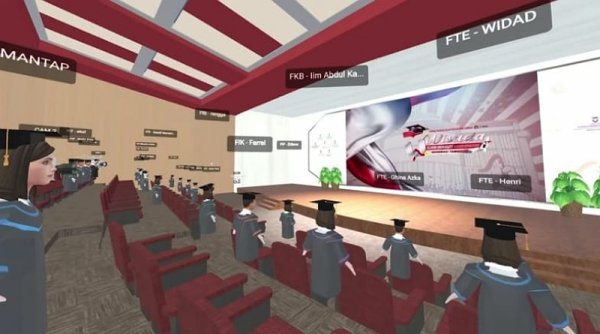 Pertama di Indonesia, Tel-U Gelar Wisuda Lewat Platfom Metaverse