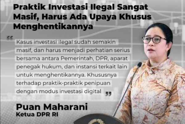 Puan Soroti Praktik Investasi Ilegal, Netizen Tanyakan Masalah Minyak Goreng
