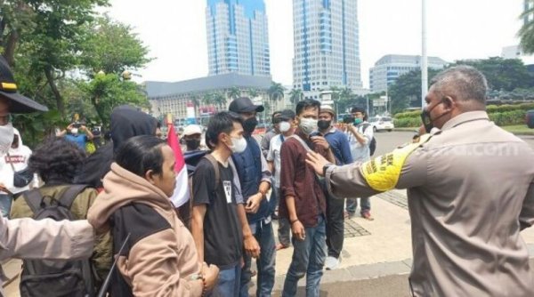 Kumpul di Dekat Istana Tak Bisa Tunjukkan Identitas, Polisi Tangkap Belasan ABG