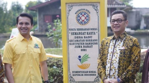 Gedung Serbaguna Semangat Karya Diresmikan, Ace Hasan : Gunakan Sebaik Baiknya
