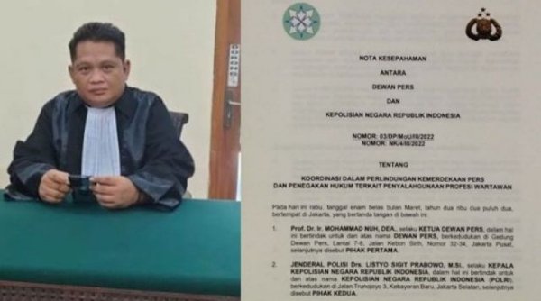 Dewan Pers dan Polri Terbitkan MoU Sebagai Perlindungan Kebebasan Pers