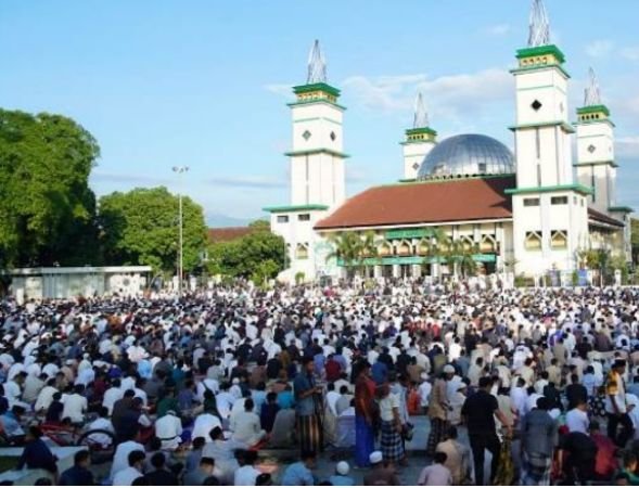 Khidmat, Pelaksanaan Salat Idulfitri 1443 Hijriah di Kabupaten Garut