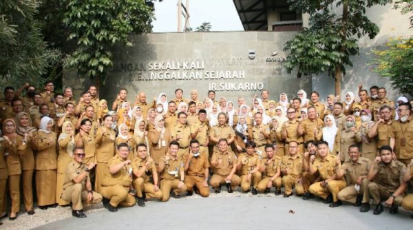 Hari Pertama Masuk, 99,9 Persen Pegawai Pemkot Bandung Hadir