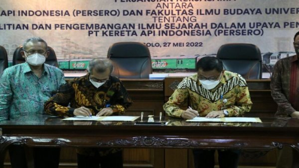 KAI Gandeng UNS Telusuri Aset Lewat Kajian Sejarah Panjang Perkeretaapian