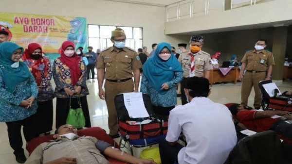 Di Garut Kegiatan Donor Darah Sudah Merambah Kecamatan dan Pedesaan