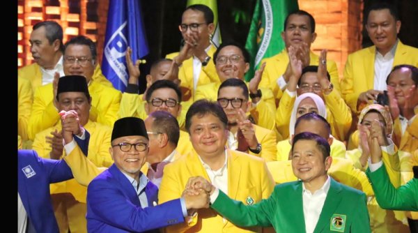 KIB Tandatangi Kerja Sama, Golkar Sambut Sahabat PAN dan PPP