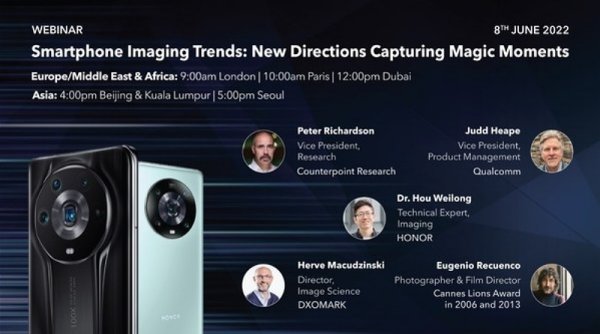 HONOR Bahas Masa Depan "Mobile Imaging" di Webinar yang Digelar Counterpoint Research