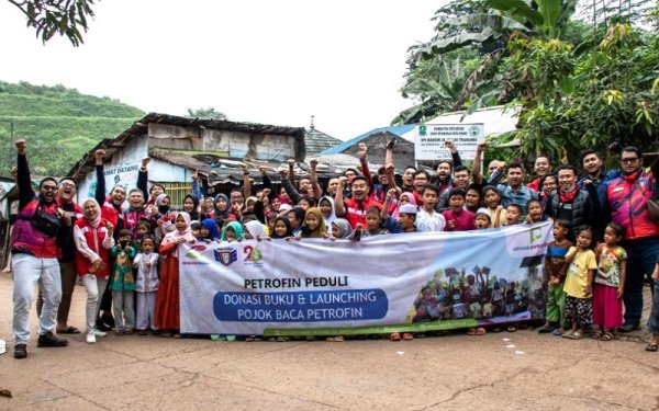 Elnusa Petrofin Luncurkan Pojok Baca untuk Anak-anak di Bantar Gebang