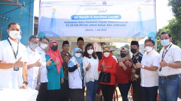 Perbaiki Sanitasi Lingkungan, FIFGROUP Bangun IPAL
