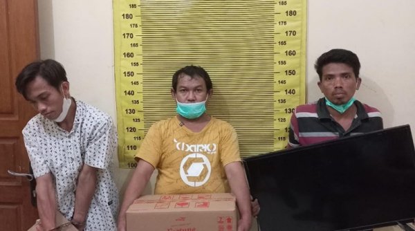 Tiga Pria Spesialis Pembobol Rumah Kosong Dibekuk Polsek Simokerto