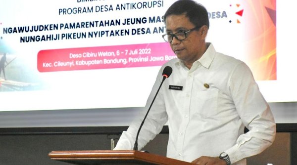 Jadi Desa Percontohan Anti Korupsi, Sekda Titip Jaga Integritas Kades Cibiru Wetan