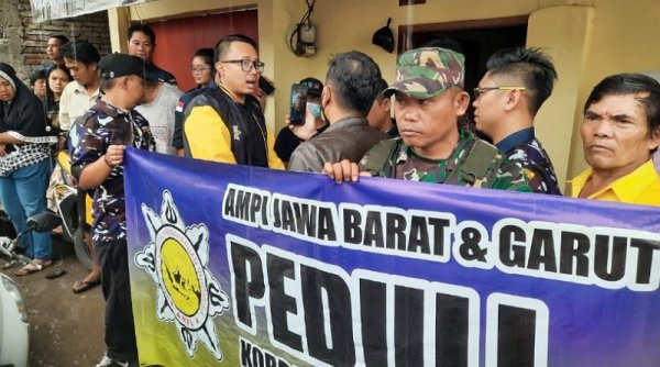 Berkunjung ke Lokasi Banjir Bandang di Garut, Ini Penjelasan Ketua AMPI Jabar Ahmad Hidayat