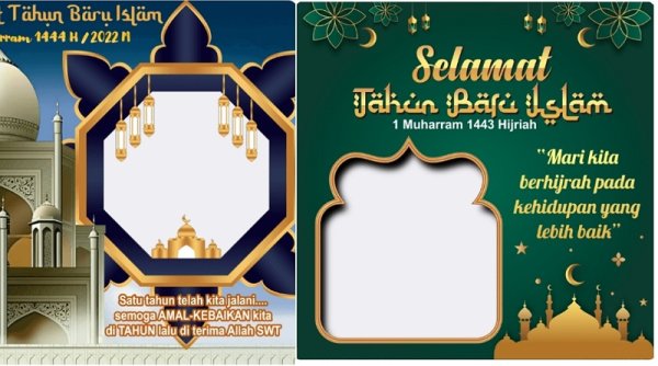 Tahun Baru Islam 2022, Ini 25 Twibbon Cocok Dibagikan ke Medsos