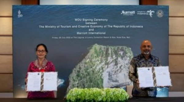 Marriott International Tandatangani Nota Kesepahaman (MoU) dengan Kemenparekraf 