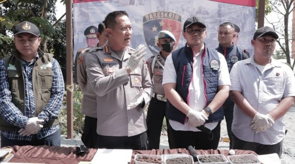 Polresta Bandung Ungkap Dugaan Tindak Pidana Lingkungan Hidup