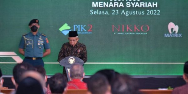 Wapres Harapkan Menara Syariah Jadi Pusat Keuangan Syariah Terbesar di Asia Tenggara
