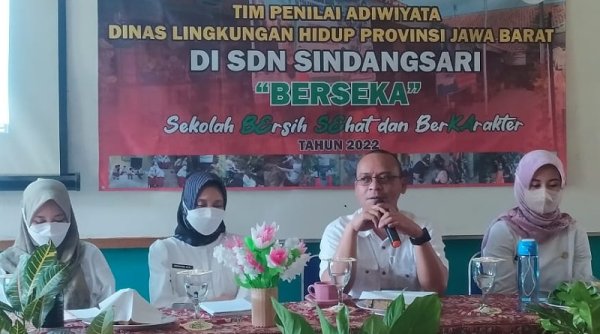Nilai Lomba Adiwiyata di SDN Sindangsari Baleendah, Tim Ingatkan Literasi Bukan Hanya Buku Saja