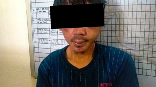 Gagal Nyuri Motor di Kp. Garduh Ciparay, Pelaku Bonyok Dihajar Warga