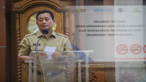 Kota Bandung Jadi Percontohan Penerapan 'Dashboard E-Monev' Kawasan Tanpa Rokok