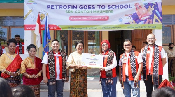 Dukung Target Pendidikan Bermutu dalam SDG's, Elnusa Petrofin Gelar Program CSR "Petrofin Goes To School" 