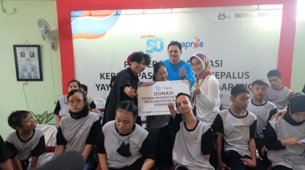 Memperingati 50 Tahun Antimo, Phapros Salurkan Bantuan Kepada Anak – Anak Penderita Hidrosefalus