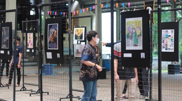 LDK Al-Fath Tel-U Gelar Pameran dan Talkshow "Let's Speak Up in Your Art"