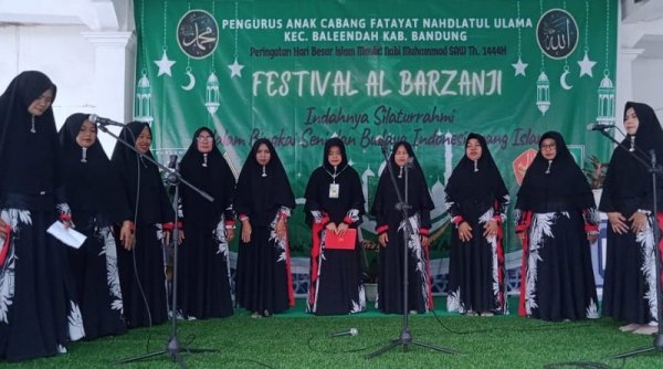 14 Grup Ikuti Festival Barzanji yang Digelar Fatayat PAC NU Baleendah