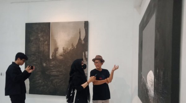 Pameran Lukisan Dialog Alam Mimpi "Hypnagogia" pada Pameran Dedi Suherdi di YPK Bandung 