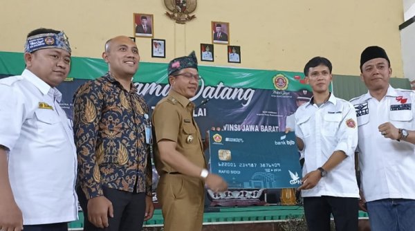 Karang Taruna Jabar Apresiasi Karang Taruna Mekar Jaya Desa Rancamanyar
