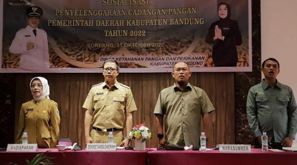 Pemkab Bandung Sosialisasikan Penyelenggaraan Cadangan Pangan Daerah