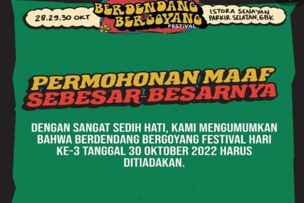 Pakar Pengelolaan Event UI Sebut Pembubaran Konser Berdendang Bergoyang Sudah Tepat
