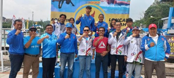 Cabor Loncat Indah Kab Garut Sukses Raih 4 Emas, 2 Perak, 1 Perunggu