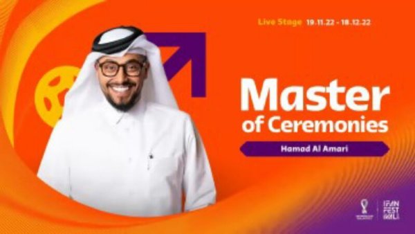 Komedian dan Pendongeng Qatar Pembawa Acara Panggung Festival Piala Dunia