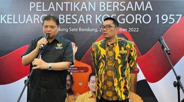 Berseragam Satgas Kosgoro, Kang Emil Janjikan akan Mengumumkan Hal Penting dalam Waktu Dekat
