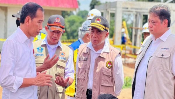 Presiden RI Tinjau Pembangunan Lahan Relokasi dan Rumah Contoh Pascagempa