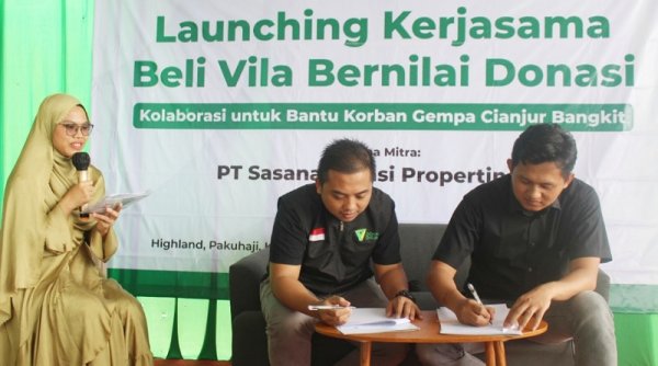 Kreasi Land Gandeng Dompet Dhuafa, Urlim, "Donasi satu unit Rp. 10 jt untuk korban gempa Cianjur"
