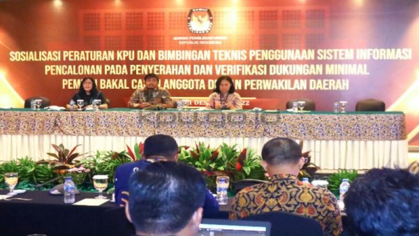 KPU Buka Pencalonan DPD 16 - 19 Desember 2022